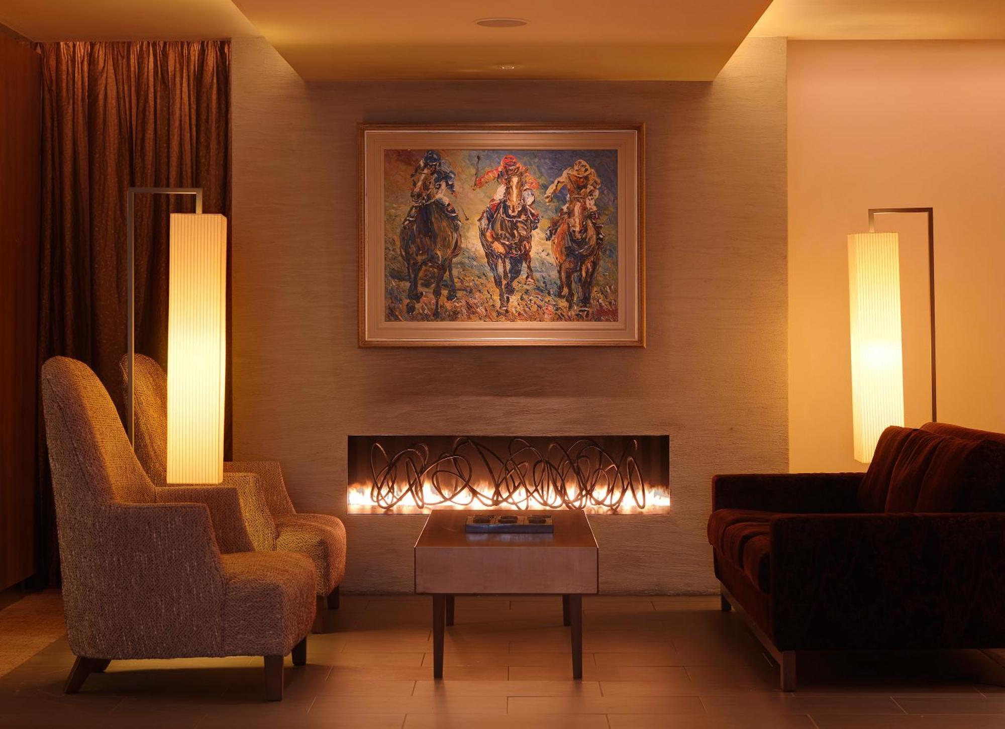 Aghadoe Heights Hotel & Spa คิลลาร์นีย์ ภายใน รูปภาพ A fireplace in a living room